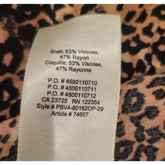 Wilfred Aritzia Gallery Button Front Midi Shirt Dress in Sz XXS Leopard - Picture 6 of 10